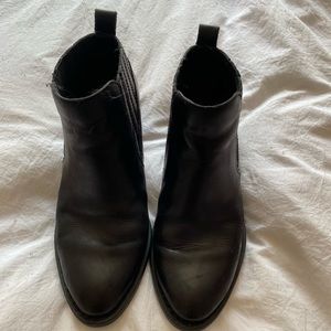 Authentic leather booties